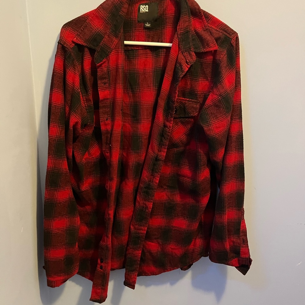 Red and Black flannel Large